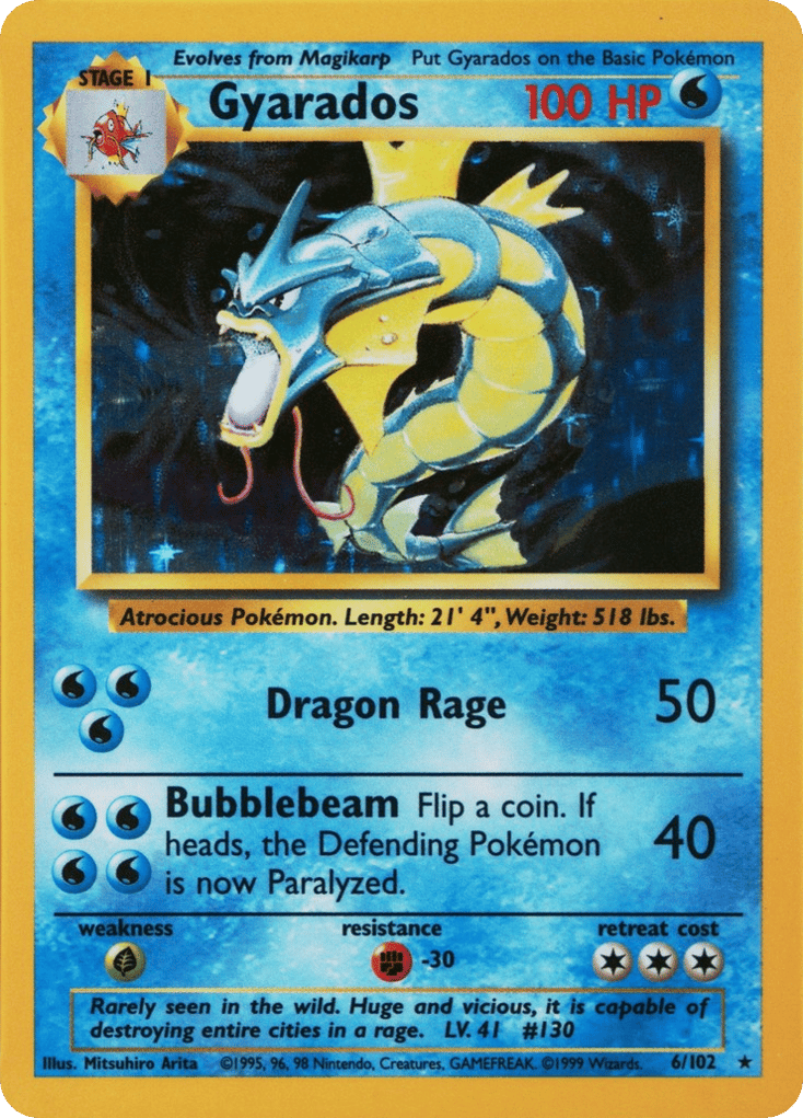 Gyarados - Base (6/102)