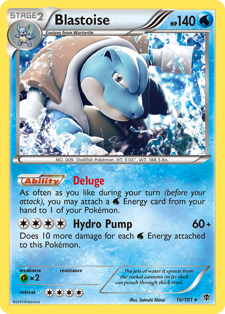 Blastoise - Plasma Blast (16/101)