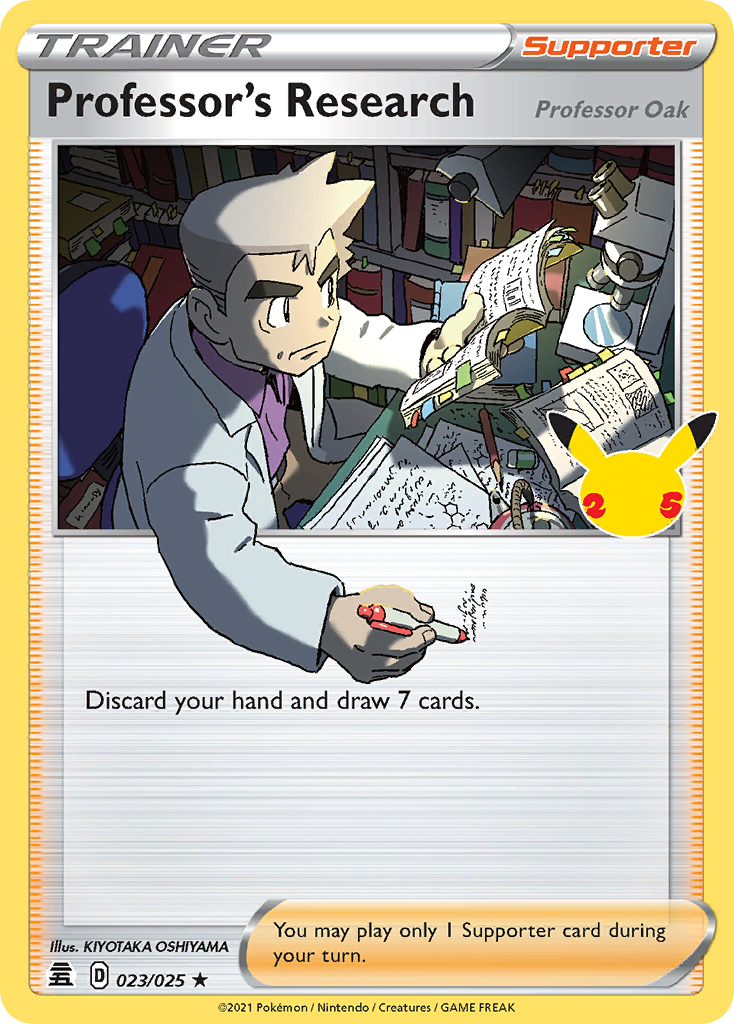 Professor's Research (Professor Oak) - Celebrations (23)