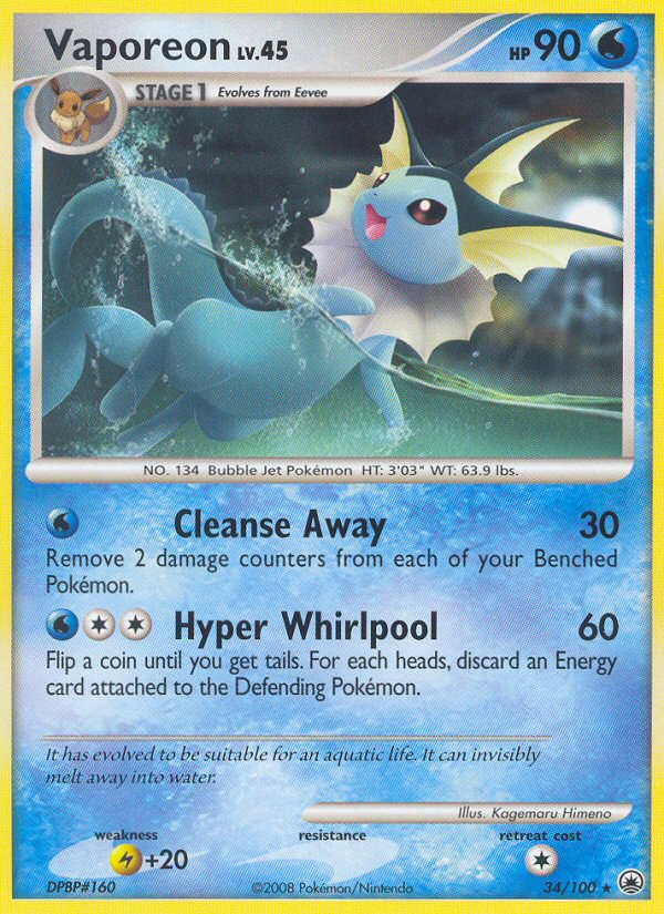 Vaporeon - Majestic Dawn (34/100)