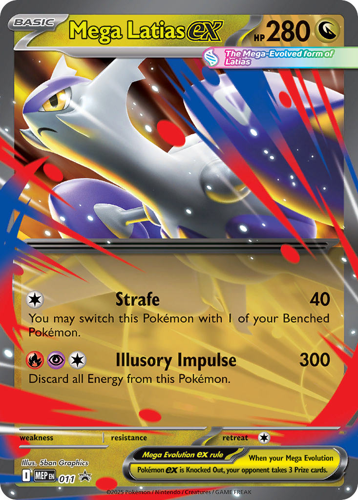 Mega Latias ex - Mega Evolution Black Star Promos (011)