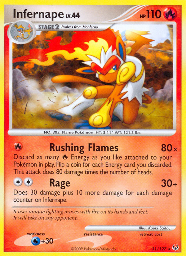 Infernape - Platinum (31/127)