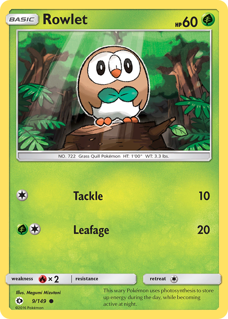 Rowlet - Sun & Moon (9/149)